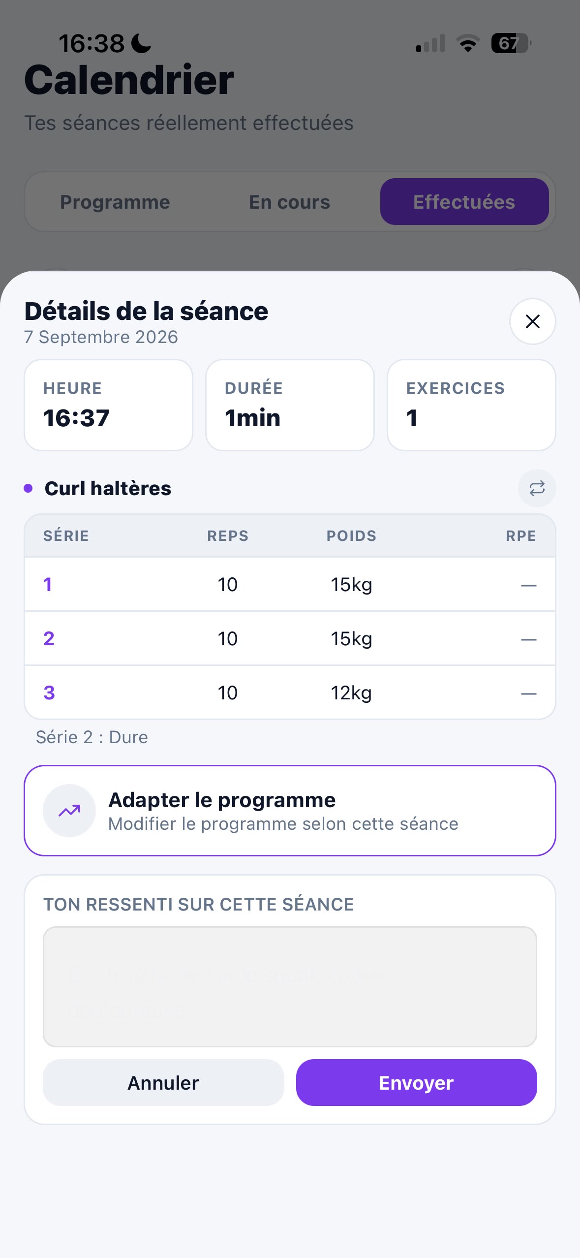 Programme d'entraînement Hyperion